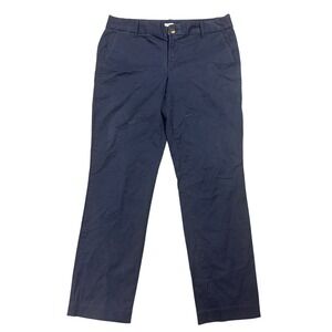 J.Crew Navy Blue Stretch Chino Pants Straight Leg G9865 SU 18 Mens 33x26.5